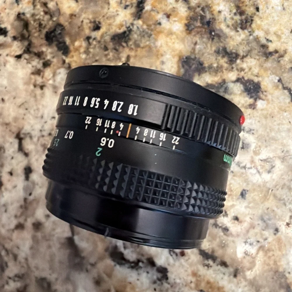 Canon FD 50mm 1:1.8 Manual Focus Prime Lens As Is